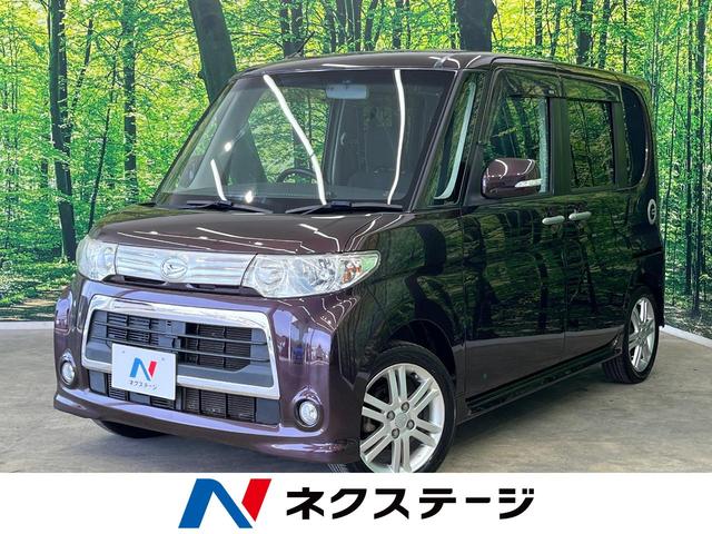 タントカスタム（ダイハツ）カスタムＲＳ　禁煙車　純正ナビ　バックカメラ　パワースライドドア　ＥＴＣ　オートエアコン　スマートキー　ベンチシート　ＨＩＤヘッドライト　純正アルミホイール 中古車画像