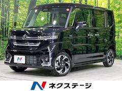 スズキ　スペーシアカスタム　ハイブリッドＸＳ　４ＷＤ　禁煙車　両側電動ドア