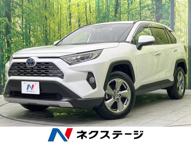 トヨタ ＲＡＶ４ ハイブリッドＧ　４ＷＤ　９インチディスプレイオーディオ　パワーバックドア　セーフティセンス　禁煙車　ブラインドスポットモニター　全周囲カメラ　ＥＴＣ２．０　レーダークルーズ　ステアリングヒーター　シートヒーター