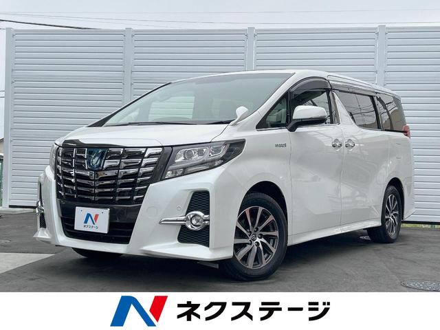 トヨタ アルファードハイブリッド ＳＲ　ダブルサンルーフ　純正１０型ＳＤナビ　プリクラッシュセーフティー