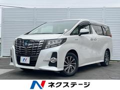 トヨタ　アルファードハイブリッド　ＳＲ　ダブルサンルーフ　純正１０型ＳＤナビ　プリクラッシュセーフティー