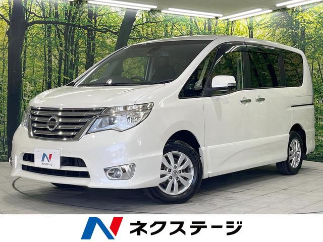 日産 セレナ ハイウェイスター　Ｖセレクション＋セーフティＩＩ　４ＷＤ　フリップダウンモニター　両側電動スライドドア　エマージェンシーブレーキ　禁煙車　純正８型ＳＤナビ　全周囲カメラ　ＥＴＣ　Ｂｌｕｅｔｏｏｔｈ　ドラレコ　ＬＥＤヘッド　クルコン　レーンアシスト