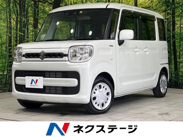 スペーシア(スズキ) ハイブリッドＧ　４ＷＤ　禁煙車　ＳＤナビ　セーフティーサポート　スマートキー　両側スライドドア 中古車画像