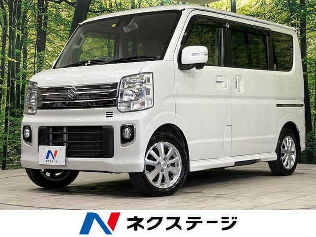 エブリイワゴン　福井県 ４ＷＤ　両側電動スライドドア　セーフティサポート　ＳＤナビ　バックカメラ