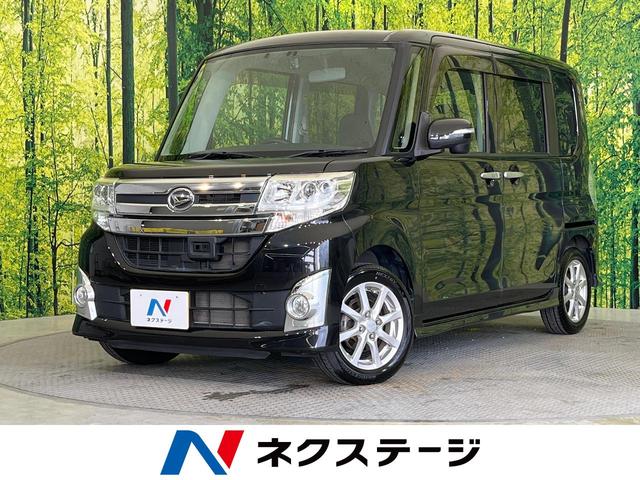 ダイハツ タント カスタムＸ　ＳＡ　禁煙車　純正８型ナビ　バックカメラ　ドライブレコーダー　ＥＴＣ　衝突軽減　両側電動　ＬＥＤヘッドライト　オートエアコン　プッシュスタート