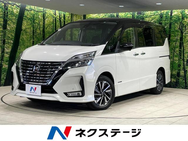 ハイウェイスターＶ　禁煙車　セーフティパックＡ　プロパイロット　エマージェンシーブレーキ　フリップダウンモニター　インテリジェントアラウンドビューモニター　ハンズフリー機能付き両側電動スライドドア　リアオートエアコン