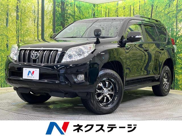 ランドクルーザープラド　新潟県 ４ＷＤ　ムーンルーフ　純正ナビ　クリアランスソナー　ブラックルーフレール