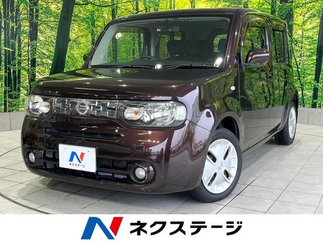 日産 キューブ １５Ｘ　Ｖセレクション　禁煙車　純正ＳＤナビ　インテリキー　オートエアコン　電動格納ミラー　トラクションコントロール　プライバシーガラス　ヘッドライトレベライザー　イモビライザー