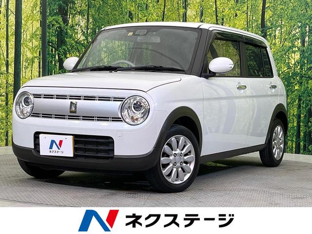 スズキ アルトラパン Ｘ　禁煙車　純正８型ナビ　バックカメラ　ＥＴＣ　衝突軽減　クリアランスソナー　車線逸脱警報　シートヒーター　アイドリングストップ　ＨＩＤヘッドライト　プッシュスタート