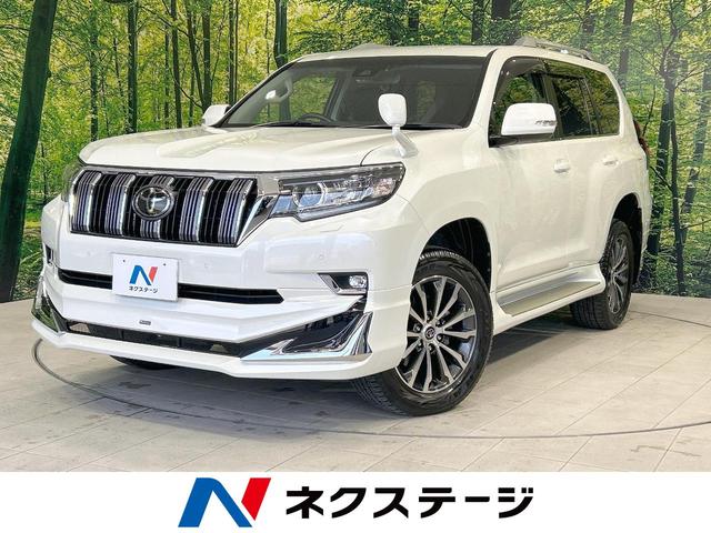 トヨタ ランドクルーザープラド ＴＸ　Ｌパッケージ　モデリスタエアロ　ムーンルーフ　４ＷＤ　黒革シート　純正オプション１９アルミ　純正９型ナビ　セーフティセンス　レーダークルーズ　パワーシート　シートヒーター　ＬＥＤヘッド＆ＬＥＤフォグ　スマートキー