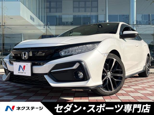 ホンダ シビック ハッチバック　禁煙車　フロア６速ＭＴ　バックカメラ　ホンダセンシング　車線逸脱警報　アダプティブクルーズコントロール　シートヒーター　ＬＥＤヘッドライト　純正１８インチアルミホイール　ＥＴＣ２．０　オートエアコン