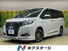 トヨタ　エスクァイア　ハイブリッドＧｉ　モデリスタエアロ　後席モニター　純正９インチナビ