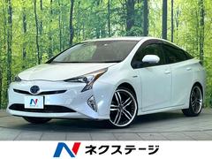 トヨタ　プリウス　Ｓセーフティプラス　禁煙車　セーフティセンス　純正ＳＤナビ