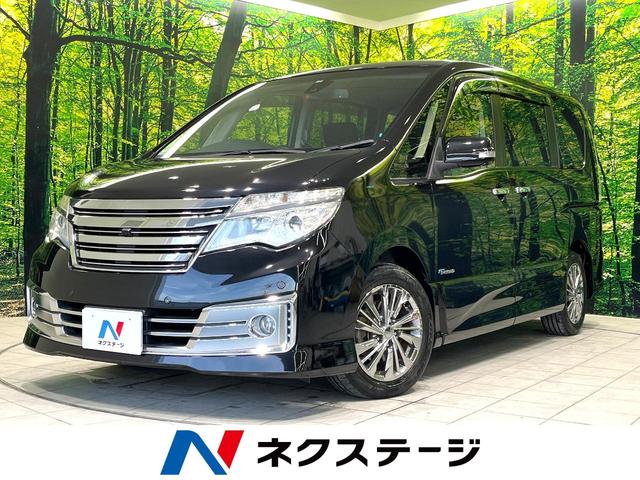 日産 セレナ ライダーＳ−ハイブリッドアドバンスドセーフティパック　禁煙車　純正９インチナビ　ＡＬＰＩＮＥフリップダウンモニター