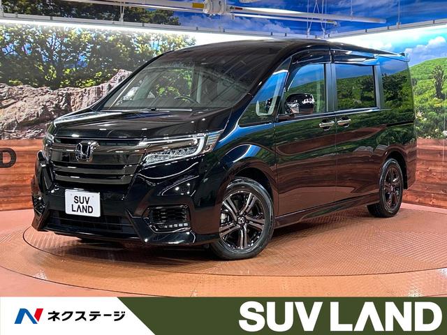 ステップワゴンスパーダ　大阪府 後期型　フリップダウン　禁煙車　両側パワースライドドア　ホンダセンシング