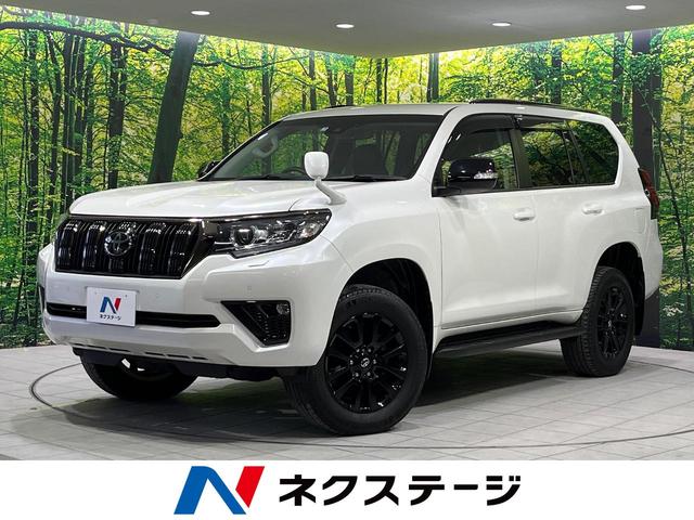 ランドクルーザープラド ＴＸ　Ｌパッケージ・ブラックエディション　４ＷＤ　禁煙車　トヨタセーフティセンス　９型ディズプレイオーディオ　パワーシート　クリアランスソナー　ＬＥＤヘッドライト　ＬＥＤフォグランプ　ヘッドライトウォッシャー（1枚目）