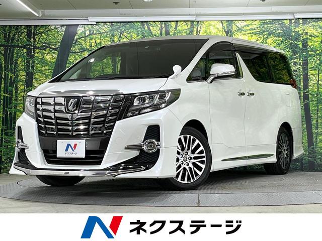 トヨタ アルファード ２．５Ｓ　Ｃパッケージ　禁煙車　１０型ＢＩＧ－Ｘナビ　後席モニター　ステアリングヒーター　ドラレコ　ハーフレザーシート　両側電動スライドドア　レーダークルーズコントロール　ＬＥＤヘッド　クリアランスソナー　電動リアゲート