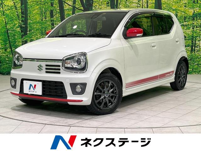 スズキ アルトターボＲＳ ベースグレード　４ＷＤ　レーダーブレーキサポート　純正ナビ