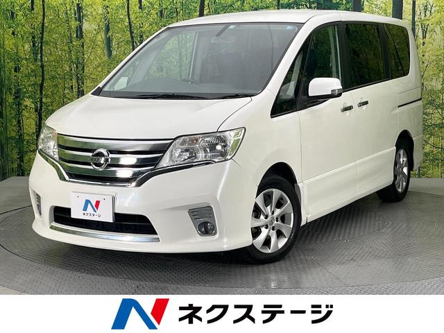 セレナ(日産) ハイウェイスター　サンルーフ　両側電動スライドドア　純正ナビ　ＥＴＣ　Ｂｌｕｅｔｏｏｔｈ　ＨＩＤヘッドライト 中古車画像