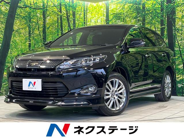 ハリアー プレミアム　アドバンスドパッケージ　禁煙車　ムーンルーフ　モデリスタエアロ　メーカーナビ　ＪＢＬサウンド　ボルドー内装　全周囲カメラ　プリクラッシュセーフティ　レーダークルーズ　フルセグＴＶ　パワーバックドア　ＬＥＤヘッドライト　ＥＴＣ（1枚目）