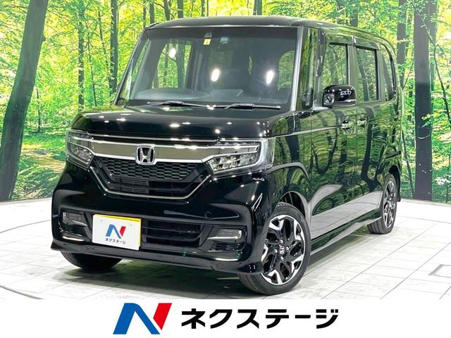 ホンダ Ｎ−ＢＯＸカスタム Ｇ　Ｌターボホンダセンシング　純正８型ナビ　両側電動スライドドア