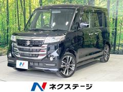 スズキ　スペーシアカスタムＺ　ターボ　純正ナビ　禁煙車　両側電動ドア