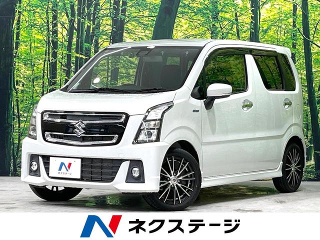 スズキ ワゴンＲスティングレー ハイブリッドＸ　ＳＤナビフルセグ　Ｂｌｕｅｔｏｏｔｈ接続　禁煙車　衝突軽減　バックカメラ　シートヒーター　ステアリングスイッチ　ヘッドアップディスプレイ　車線逸脱警報　シートアンダーボックス　ＥＴＣ　オートエアコン