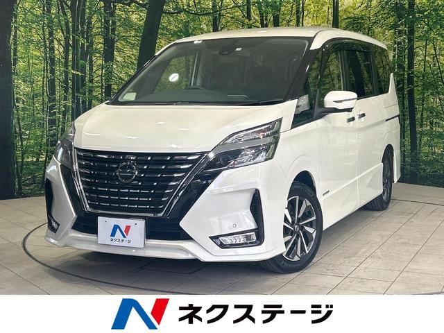 日産 セレナ ハイウェイスターＶ　純正１０型ナビ　フリップダウンモニター　全周囲カメラ