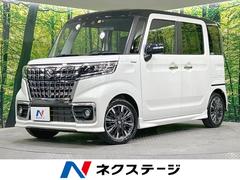 スズキ　スペーシアカスタム　ハイブリッドＸＳ　４ＷＤ　禁煙車　両側電動スライドドア