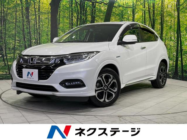 ヴェゼル(ホンダ) ハイブリッドＺ・ホンダセンシング　４ＷＤ　禁煙車　純正ナビ　ブラック革シート　寒冷地仕様　バックカメラ 中古車画像