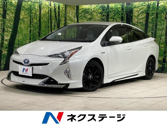 トヨタ プリウス Ｓツーリングセレクション　ＭＯＤＥＬＬＩＳＴＡエアロ　禁煙車　純正９型ナビ