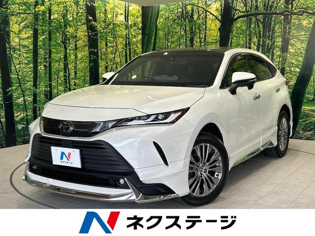 ハリアー Ｚ　禁煙車　サンルーフ　モデリスタエアロ　トヨタセーフティセンス　純正ナビ　ＪＢＬサウンドシステム　クルーズコントロール　バックカメラ　ドライブレコーダー　ＥＴＣ　パワーバックドア　ハーフレザーシート（1枚目）