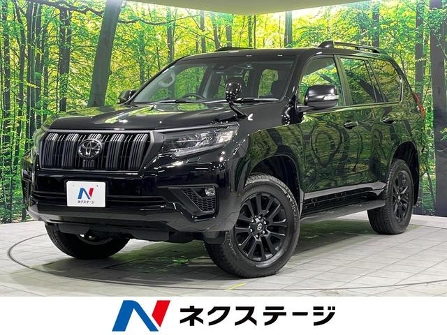 ランドクルーザープラド ＴＸ　Ｌパッケージ　マットブラックエディション　４ＷＤ　禁煙車　サンルーフ　ルーフレール　ＳＤナビ　バックカメラ　Ｂｌｕｅｔｏｏｔｈ　ＥＴＣ　ドライブレコーダー　寒冷地仕様　７人乗り　トヨタセーフティセンス　レーダークルーズコントロール　本革シート（1枚目）