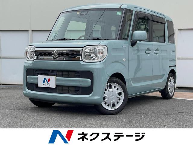 スペーシア ハイブリッドＸ　禁煙車　メーカーナビ　全方位カメラ　両側電動スライドドア　シートヒーター　コーナーセンサー　ヘッドアップディスプレイ　フルセグ　ステアリングスイッチ　スマートキー＆プッシュスタート　オートエアコン