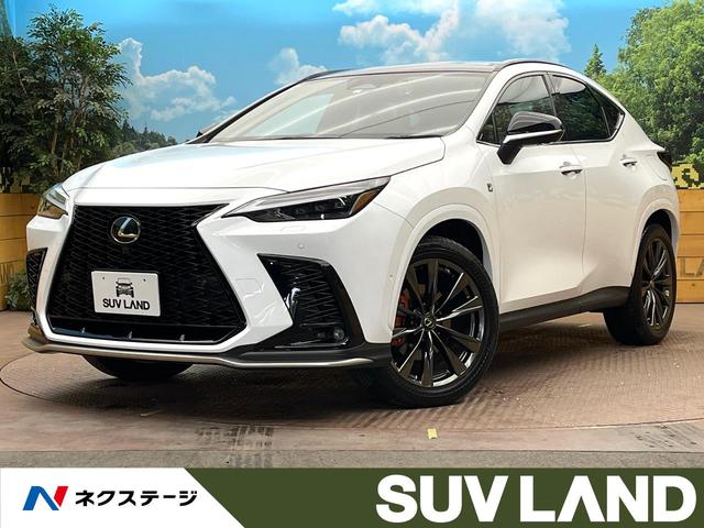 ＮＸ(レクサス) ＮＸ３５０ｈ　Ｆスポーツ　サンルーフ　禁煙車　純正１４インチディスプレイオーディオ　全周囲カメラ　赤レザーシート 中古車画像