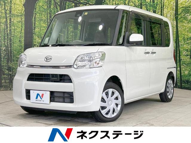 ダイハツ タント Ｘ　ＳＡＩＩ　電動スライドドア　スマートアシスト　禁煙車　スマートキー　踏み間違い防止機能　コーナーセンサー　車線逸脱警報　先行車発進お知らせ　オートエアコン　グレー内装　オーディオ　ＣＤ再生　プライバシーガラス