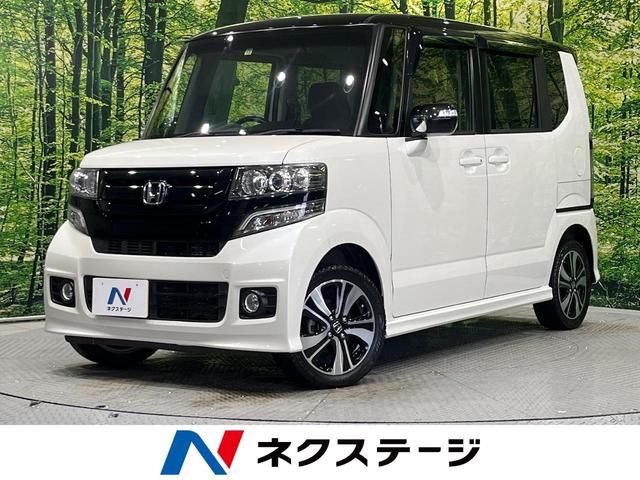 Ｎ－ＢＯＸカスタム　北海道 禁煙車　純正ナビ　バックカメラ　電動スライドドア　シートヒーター