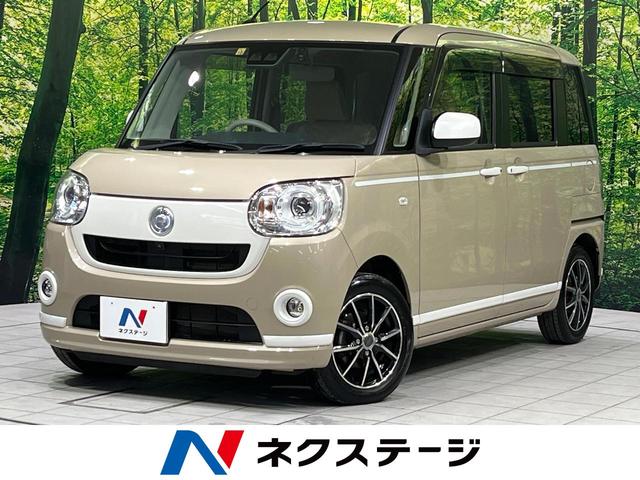 ムーヴキャンバス　秋田県 ４ＷＤ　禁煙車　純正ナビ　全周囲カメラ　両側電動ドア　ＡＣ１００Ｖ電源