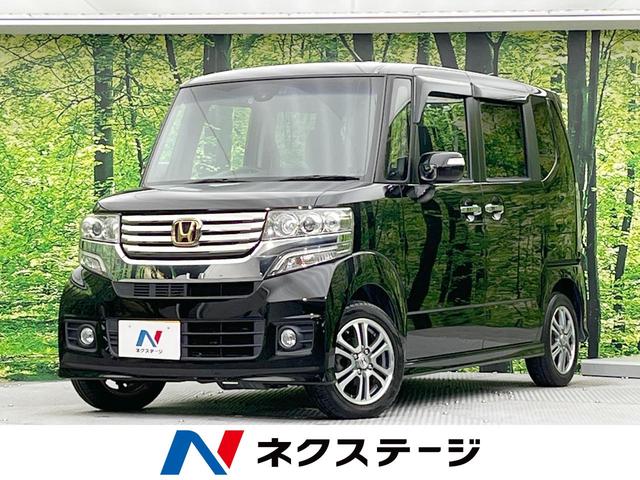 Ｎ－ＢＯＸカスタム　熊本県 アルパイン８インチナビ・電動スライドドア・禁煙車・純正ナビ・ＥＴＣ