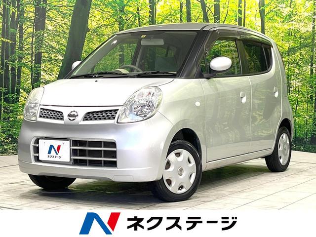 日産 Ｅ　禁煙車　オートエアコン　スマートキー　ＭＯＣＯ模様シート　ベンチシート　電動格納ミラー　ドアバイザー　パワーステアリング　パワーウィンドウ　シートリフター　衝突安全ボディ　盗難防止システム