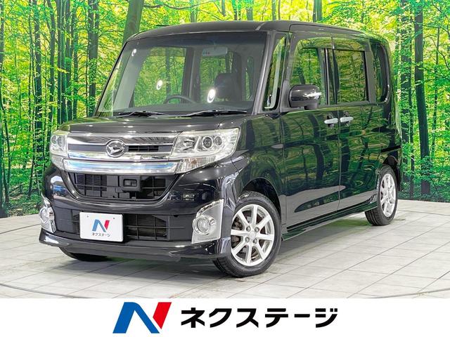 タント(ダイハツ) カスタムＸ　トップエディションＳＡ　禁煙車　純正ナビ　バックカメラ　衝突軽減　電動スライドドア 中古車画像