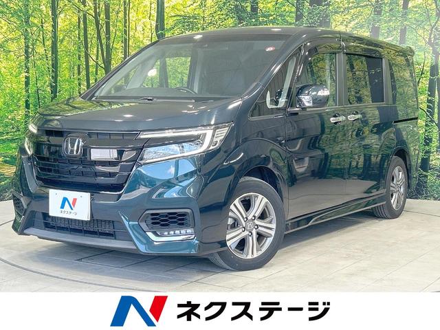 ステップワゴンスパーダ　山口県 後席モニター　純正９型ナビ　ホンダセンシング　両側電動ドア