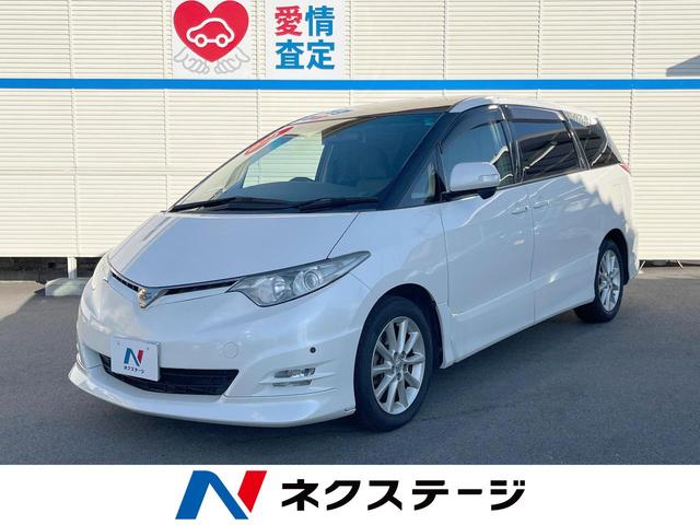 アエラス　Ｓパッケージ　フリップダウンモニター　サンルーフ　禁煙車　両側パワースライドドア　ＳＤナビ　純正１７インチアルミホイール　バックカメラ　ＥＴＣ　ＨＩＤヘッドライト　革巻きステアリング　プッシュスタート　ＡＢＳ