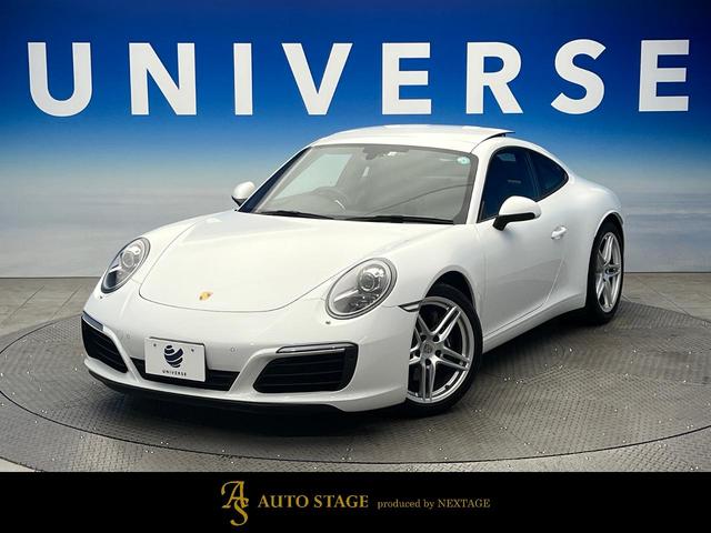 ９１１カレラ　チルト・スライド式電動サンルーフ　ポルシェ・ダイナミック・ライト・システム　ポルシェ・アクティブ・サスペンション・マネジメント　シートヒーター　電動格納ミラー　オートエアコン　ティンテッドテール