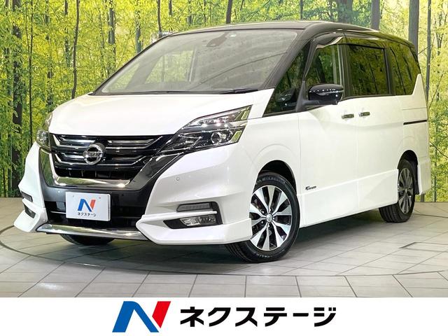 ハイウェイスター　Ｖセレクション　純正９型ナビ　セーフティパックＡ　後席モニター　衝突軽減　シートヒーター　両側電動スライド　クルーズコントロール　オートエアコン　全周囲カメラ　禁煙車　ドラレコ　ＥＴＣ　スマートキー