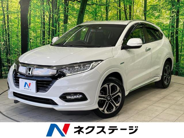 ハイブリッドＺ・ホンダセンシング　禁煙車　純正８型ナビ　ルーフレール　ホンダセンシング　レーダークルーズ　ハーフレザー　シートヒーター　コーナーセンサー　ＬＥＤヘッド　バックカメラ　ＥＴＣ　寒冷地仕様　純正１７インチアルミ