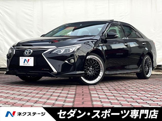 カムリスポーツ トヨタ カムリ ハイブリッド レザーパッケージ ムーンルーフ ZS-CUSTOMフロントバンパーの中古車|グーネット中古車