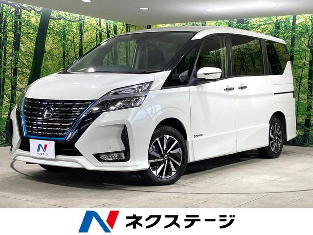 ｅ－パワー　ハイウェイスターＶ　フリップダウンモニター　寒冷地仕様　純正９インチナビ　全周囲カメラ　プロパイロット　両側電動スライドドア　禁煙車　デジタルインナーミラー　衝突軽減　ステアリングヒーター　ＥＴＣ　シートヒーター