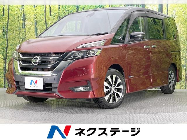 ハイウェイスターＧ　フリップダウンモニター　純正９型ナビ　禁煙車　衝突軽減装置　両側電動スライドドア　ＥＴＣ　ドライブレコーダー　Ｂｌｕｅｔｏｏｔｈ再生　フルセグＴＶ　ＬＥＤヘッドライト　オートエアコン　スマートキー