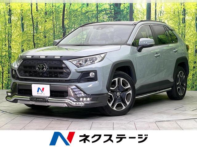 ＲＡＶ４(トヨタ) アドベンチャー　禁煙車　サンルーフ　ナビ付純正ディスプレイオーディオ　Ｂｌｕｅｔｏｏｔｈ接続　パノラミックビューモニター　シートベンチレーション 中古車画像